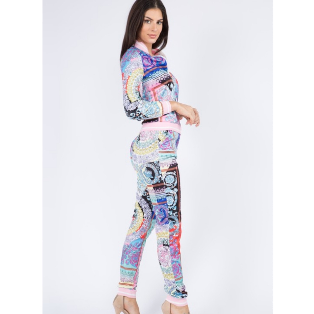 Paisley Print Tracksuit - Picture 3 of 5